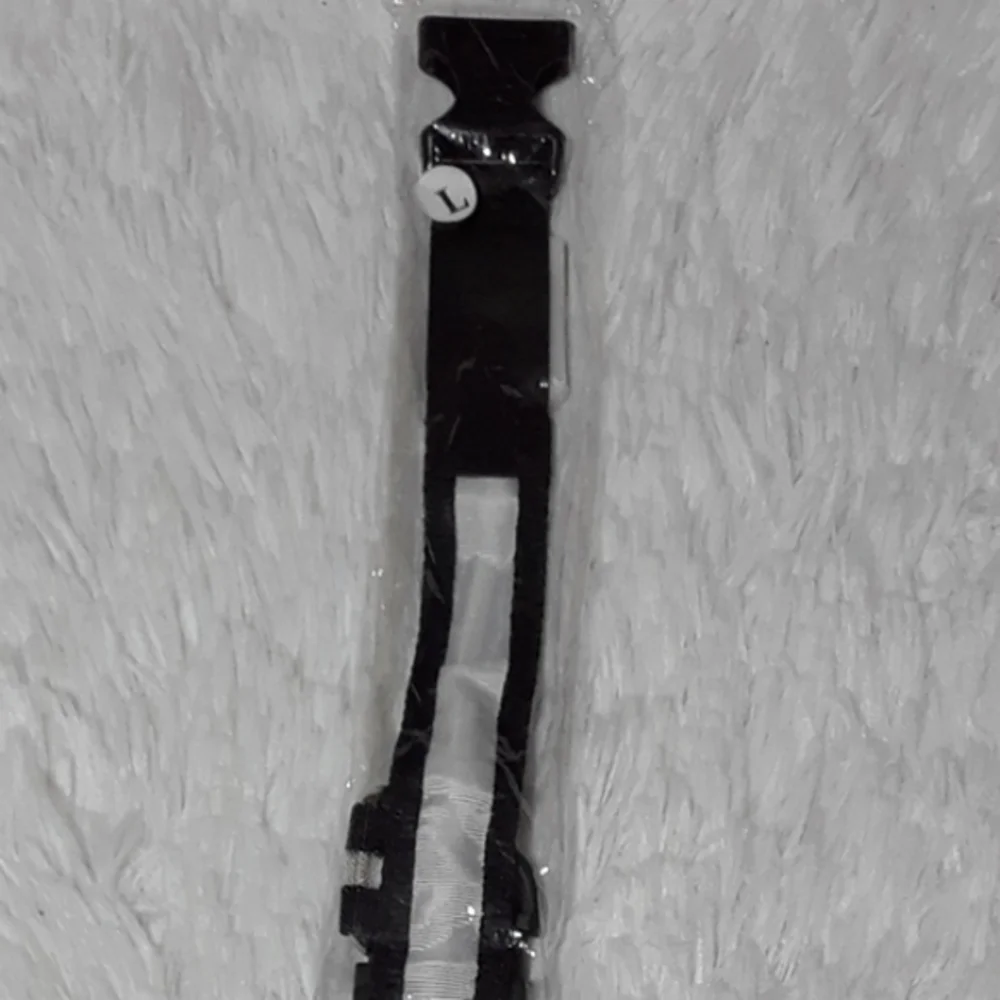 ☄Two Tone Trimmed Pet Collar-Black, White